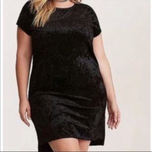 NWOT TORRID Crushed Velvet Dress